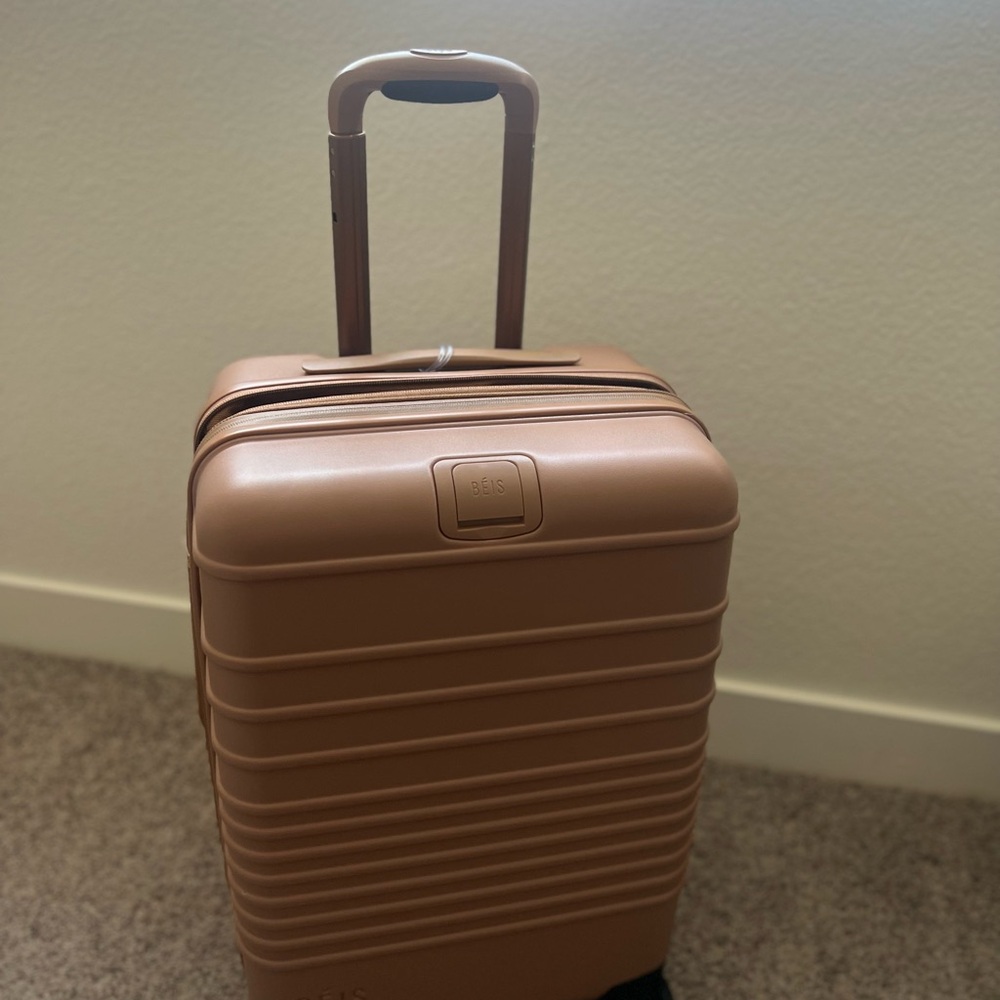 New BEIS Camel Carry On Roller